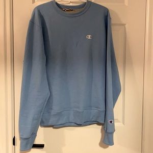 Unisex - Sky Blue Champion Fleece Crewneck